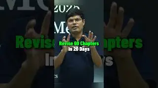 How to Revise More Chapters in Less Time for JEE 😱 | IIT Motivation #shorts #iitbombay