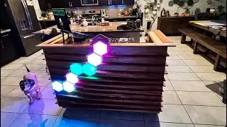 My Custom DJ Booth!  🪵🪚🎶🔊 (Light up 3D Parametric design)