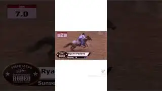 Ryann Pedone winning the Barrel Racing at the Stockyards Championship Rodeo 4/2/2022