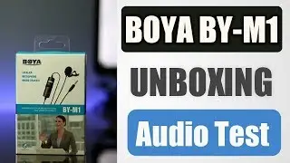 BOYA BY-M1 Microphone for Smartphone, Laptop, DSLR, etc | Unboxing & Review 🔥