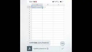 #query#formula |#get#data #from #another#sheet| #excel #trendingshorts #shortclip #tutorial