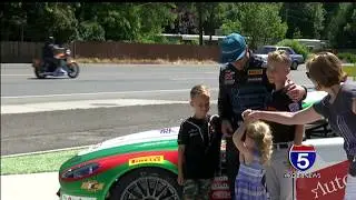 Racer Derek DeBoer locally promotes 'Racing for Cancer'