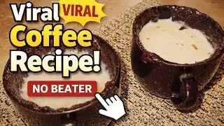 No Beater Creamy Coffee at Home 😱 | Viral Chocolate Coffee Recipe Without Machine
