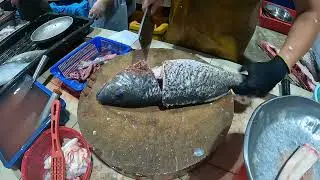 Professional Fish Cutting 🔪 | Step-by-Step Seafood Cleaning Skills