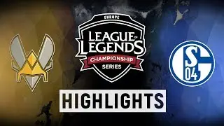 VIT vs. S04 - EU LCS Semifinals Day 1 All Match Highlights (Summer 2018)