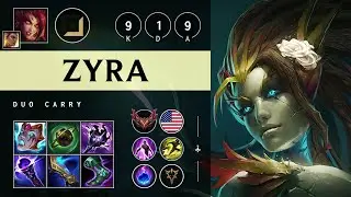 Zyra Carry vs Viktor - NA Grandmaster Patch 25.17