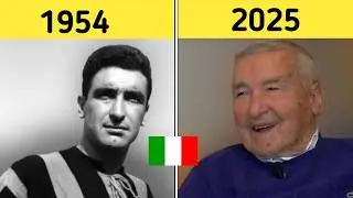 Italy 🇮🇹 1954 World Cup Squad | Then and Now (Aged or Passed Away)