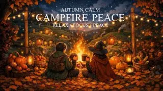 Autumn Campfire Calm 🍂  Cozy Medieval Music for Deep Relaxation