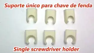 Suporte &uacute;nico para chave de fenda. - Single screwdriver holder.