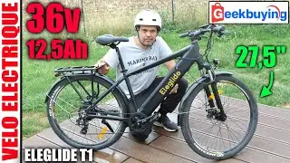 Бесколлекторный двигатель для электрического велосипеда ELEGLIDE T1 250 Вт 36 В 12,5 Ач 27,5 дюйма