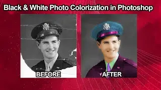 Photo Colourisation Black & white photo color in photoshop Adjust color Level to colorize the image