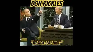 Don Rickles to Johnny Carson: 