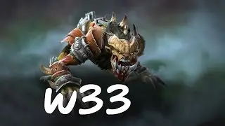 [Dota2] w33 Pro Plays Heroes LifeStealer Jungle Ranked Game [ w33 Gameplay ] 7683 MMR