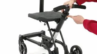 Folding the Oberlux baby stroller/pushchair, compact travel lightweight buggy