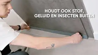 Zelfklevende tochtstrip voor deur (wit, zwart, transparant en bruin)