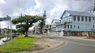 Driving from Georgetown to the Demerara Harbour Bridge 🇬🇾 | Real-Time Guyana Travel