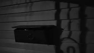 night rain shower from my front porch [binaural soundscape] 🌧️