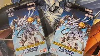 Digimon Card Game 2020 Double Pack Set 02 1st unboxing