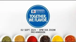 McCormick Culinary's TOGETHER, WE FLAVOR. Webinar Invite