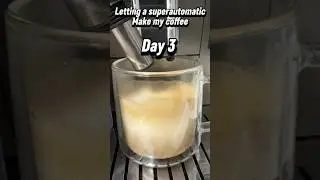Day 3 of letting a superautomatic make my coffee #coffee #coffeetime #coffeeoftheday #coffeeathome