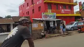 Ambohimena by Ratsarafanahy to Miarivola - Streets view of Antsirabe Madagascar 