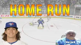 First ever Home Run in NHL