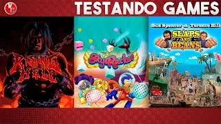 RISING HELL / SKY RACKET / SLAP AND BEANS - TESTANDO JOGOS