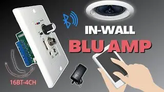 How to use herdio 4 channel in-wall Bluetooth amplifier Receiver?