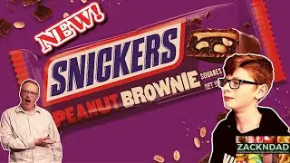 NEW!! Snickers &reg; Peanut Brownie Review | ZacknDad