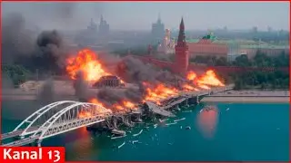 STRIKES on the Kremlin, Lenin's Mausoleum, and Crimean Bridge: Major cities are also TARGETED