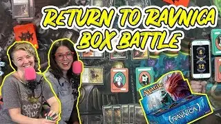 Return to Ravnica Booster Box BATTLE! Rakdos vs. Selesnya in a Guild Showdown!