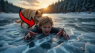 Boy Trapped Under Ice&hellip; Then His Dog Did the Unthinkable!