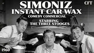Simoniz Instant Car Wax (1960) | Comedy Commercial starring The Three Stooges