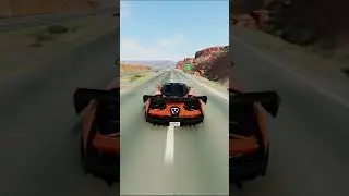 Drive Test Through The Hole Between Two Bricks. | BeamNG | GG
