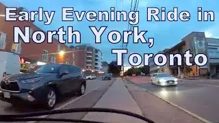 Evening Ride in North York.