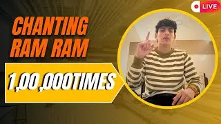 Making biggest world record ever!! I chanted ram 1lakh times.