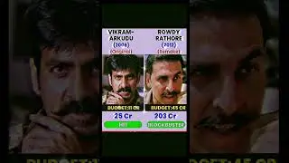 Rowdy Rathore Original vs Remake Movie Collection 😱#shorts