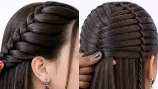 Easy & Different Hairstyle Tutorial | New Hairstyle For Wedding | Hair Style Girl