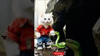 &ldquo;The Snake Who Saved The Baby Cat 😭🐱 | Heart-Touching Story&rdquo;#shorts #cat #snake