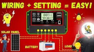 Solar Charge Controller Connection And Settings | Urdu Tutorial