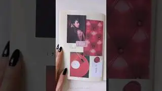 BTS journaling: JK in red journal #jungkook #btsjournal #shorts #journaling