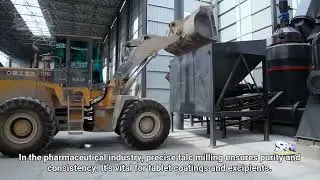 Talc milling technology for industrial chemicals