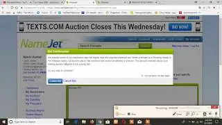 #namejet new account created and #domain #sell