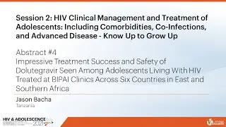 Impressive Treatment Success and Safety of Dolutegravir Seen Among Adolescents... - Jason Bacha