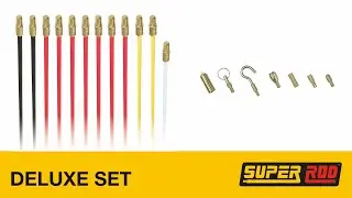 Super Rod Deluxe Set - Cable Rods