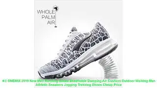 ☀️ ONEMIX 2019 New Men Running Shoes Breathable Damping Air Cushion Ou