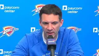 Mark Daigneault PostGame Interview | Indiana Pacers vs Oklahoma City Thunder