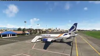 FLIGHT SIMULATOR LIVE 737 KALSTAR BANDUNG - PANGKALAN BUN