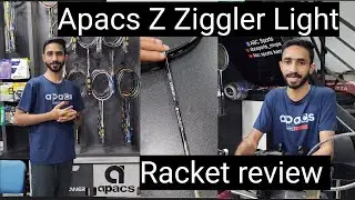 Apacs z ziggler light series/racket review /apacs rackets/budget friendly