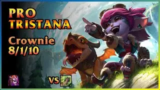 PRO Tristana Replay Team BDS Academy [Crownie/denjidenjidenji] | KDA 8/1/10 SUP (EUW)